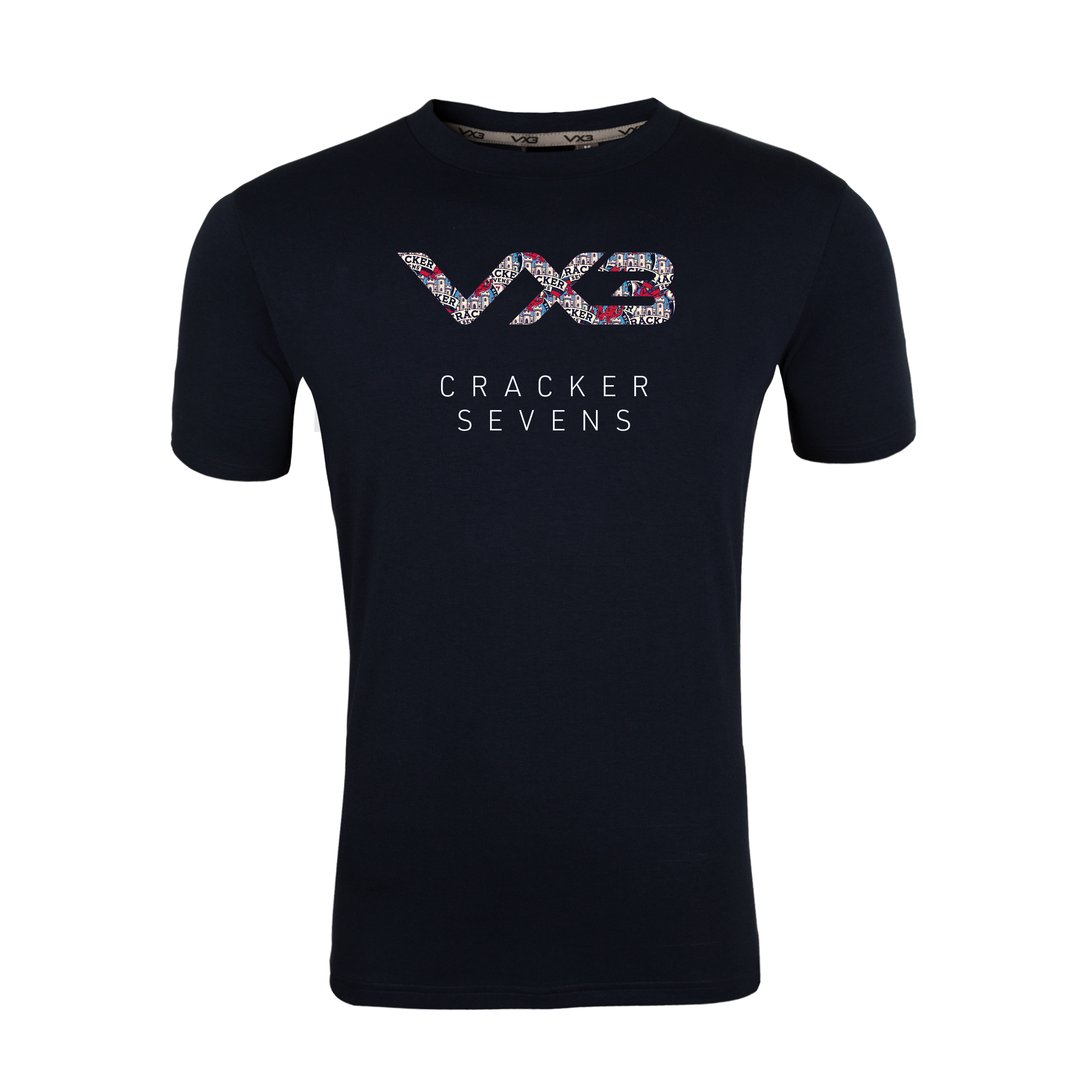 Mumbles Crackers Festivals Navy Invicta Club Tee