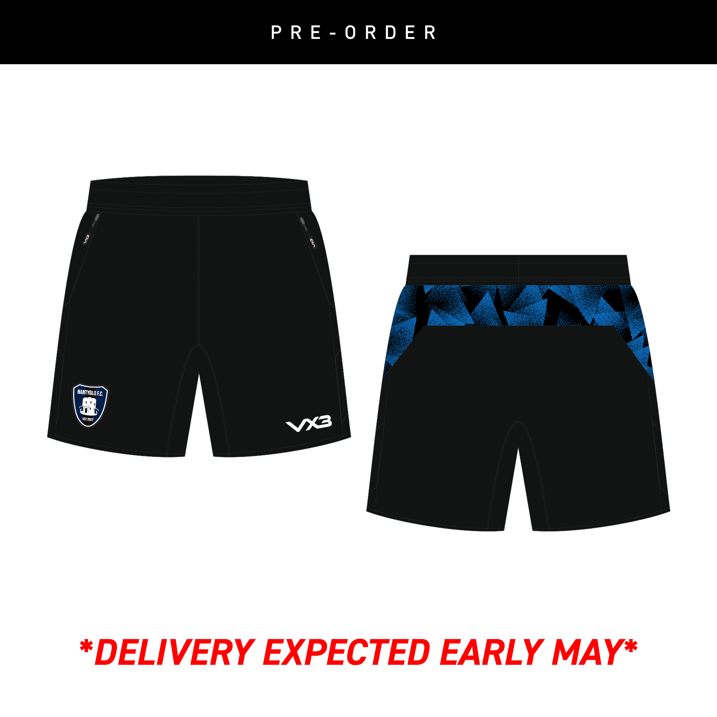 NANTYGLO FC QUADRIGO SHORTS