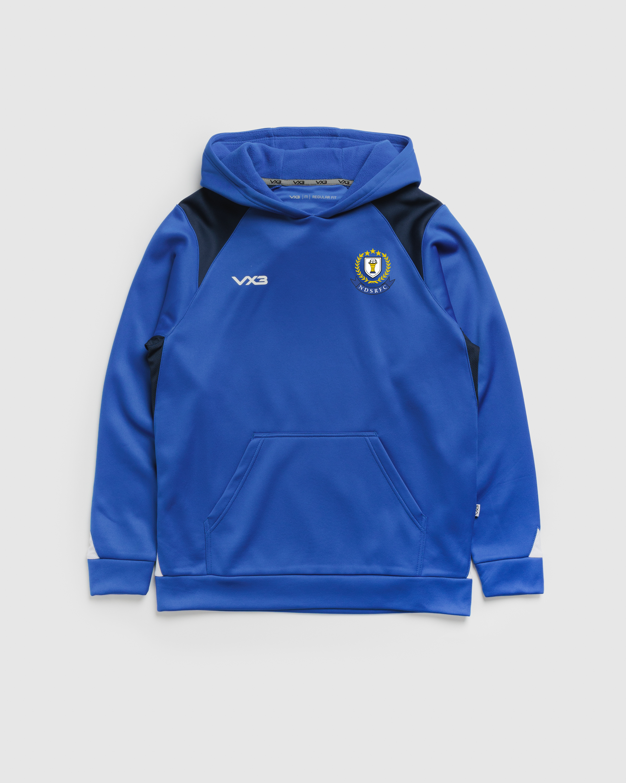 New Dock Stars RFC Vertex Youth Hoodie -Royal/Navy/White