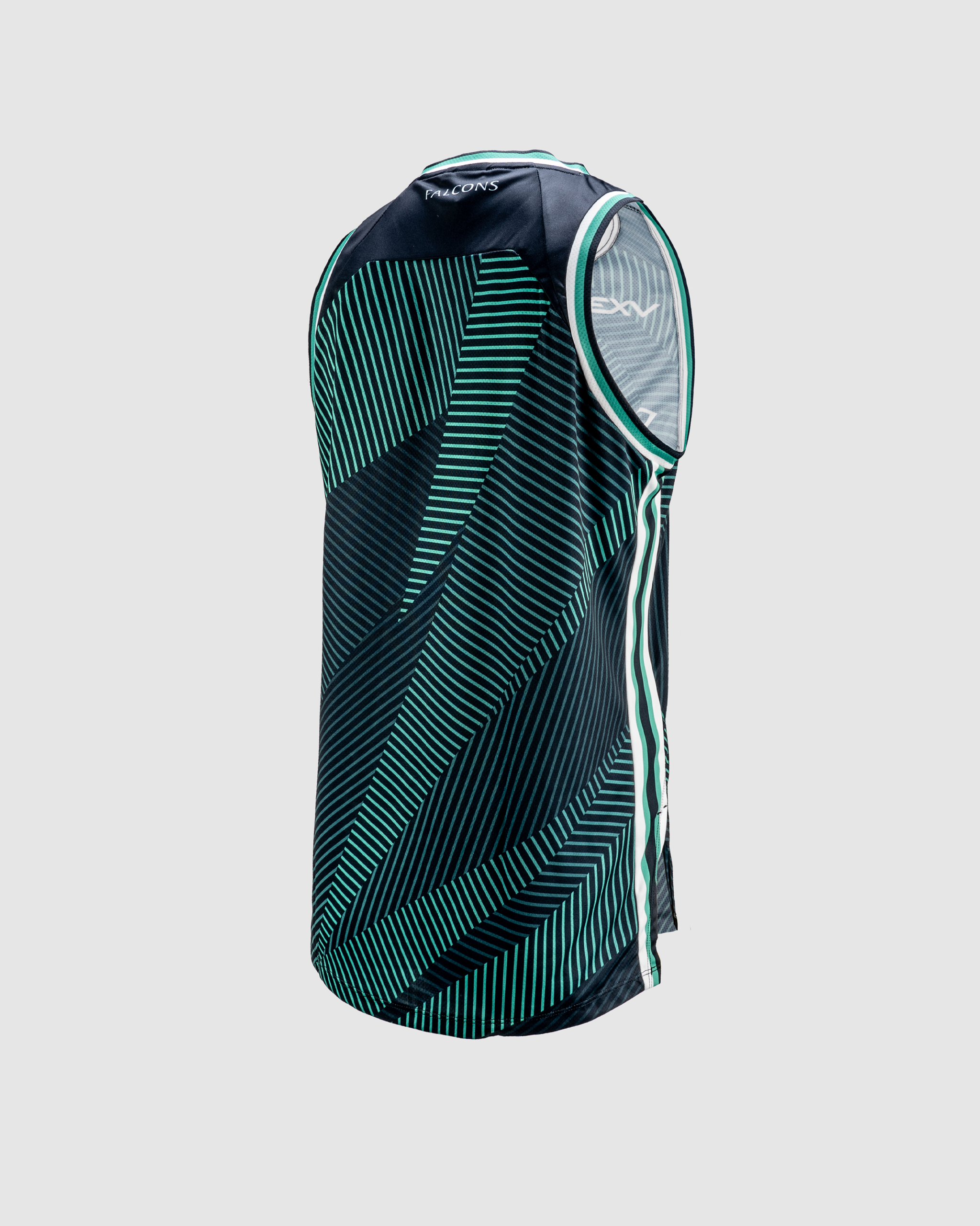 Newcastle Falcons 24/25 Elite Basketball Vest-Green/Black