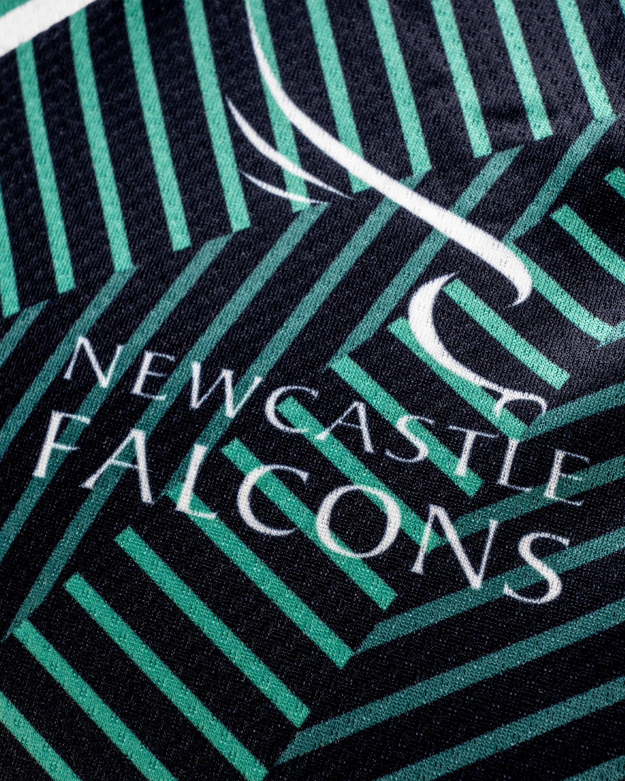 Newcastle Falcons 24/25 Elite Basketball Vest-Green/Black