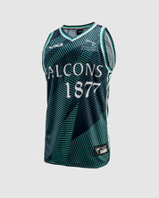 Newcastle Falcons 24/25 Elite Basketball Vest-Green/Black