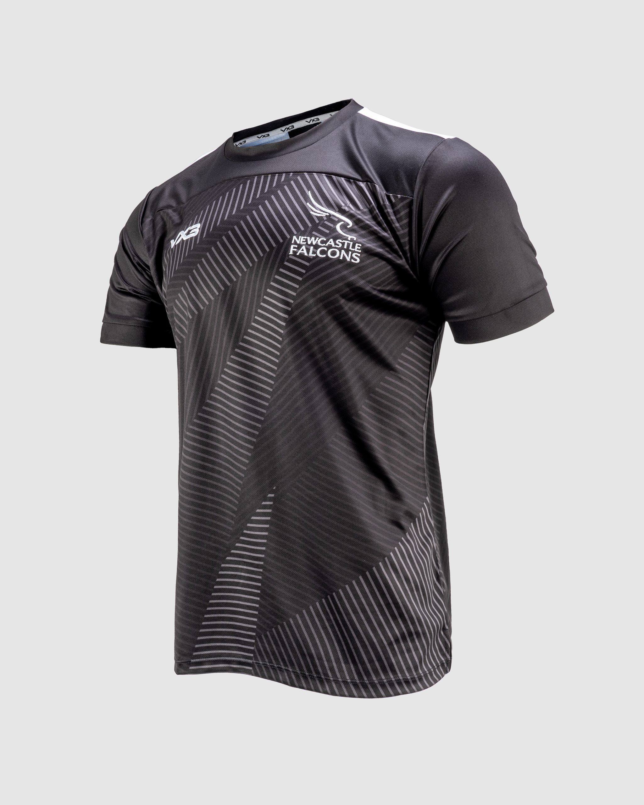 Newcastle Falcons 24/25 Elite Training Tee-Black