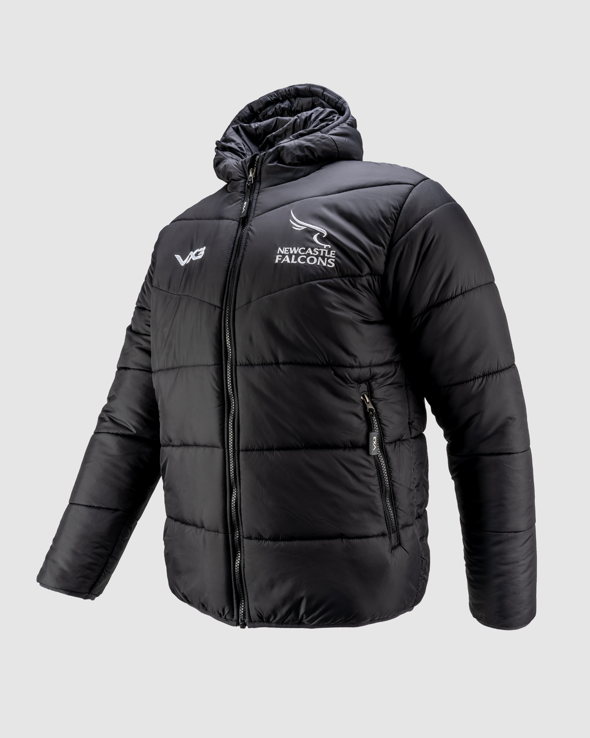 Newcastle Falcons 24/25 Lorica Jacket-Black