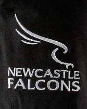 Newcastle Falcons 24/25 Quadrigo Youth Gym Shorts -Black