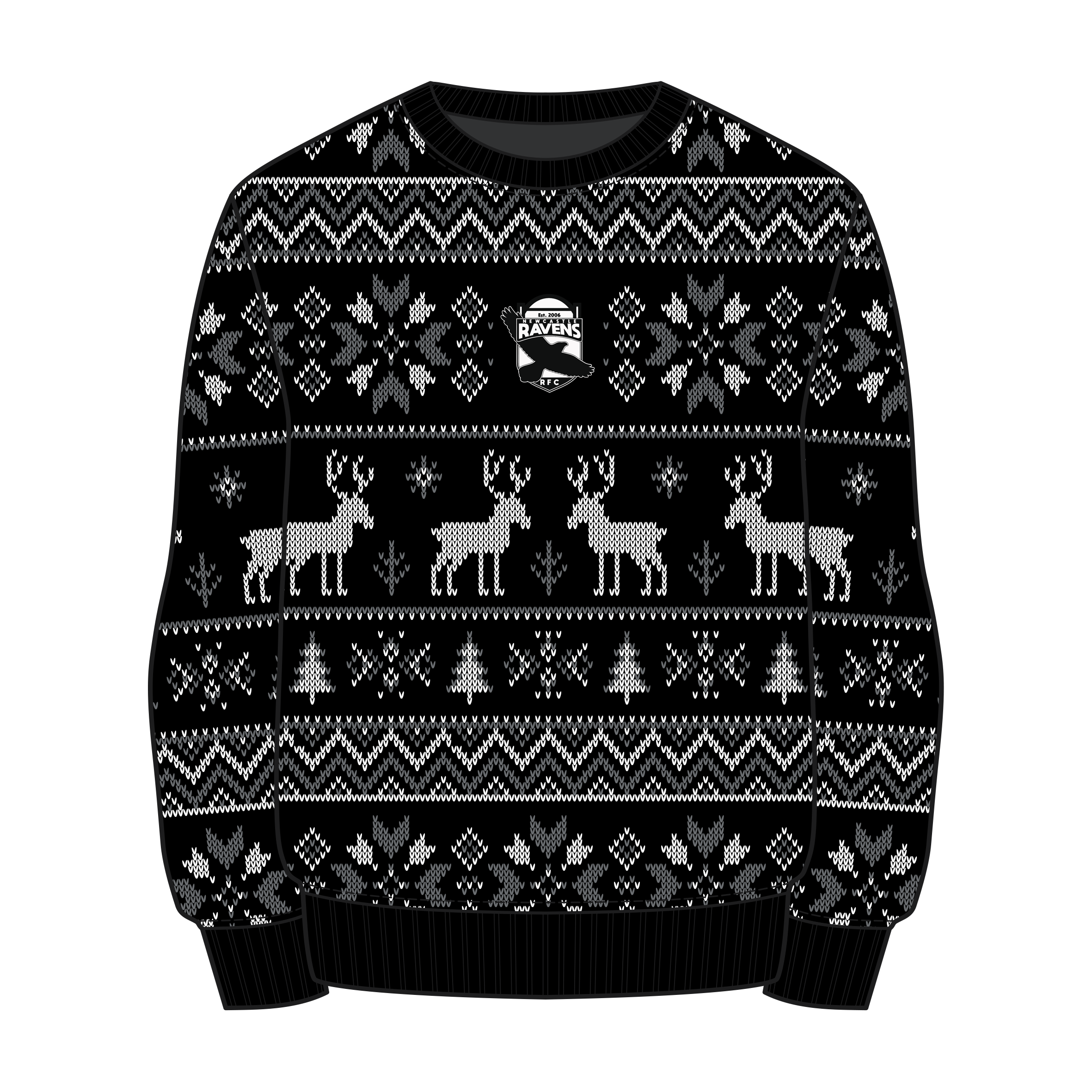 Newcastle Ravens Rugby Club Christmas Jumper