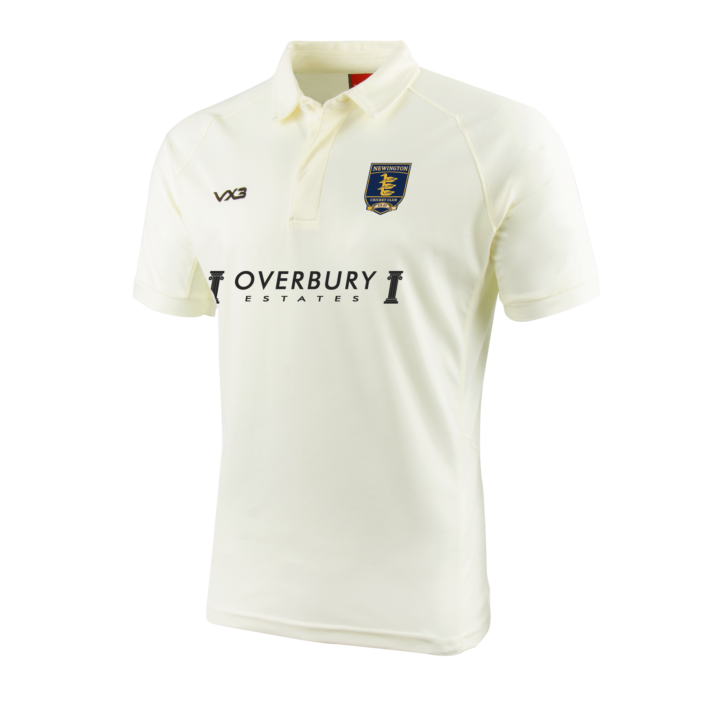 Newington Cricket Club Cricket Whites Short Sleeve Shirt