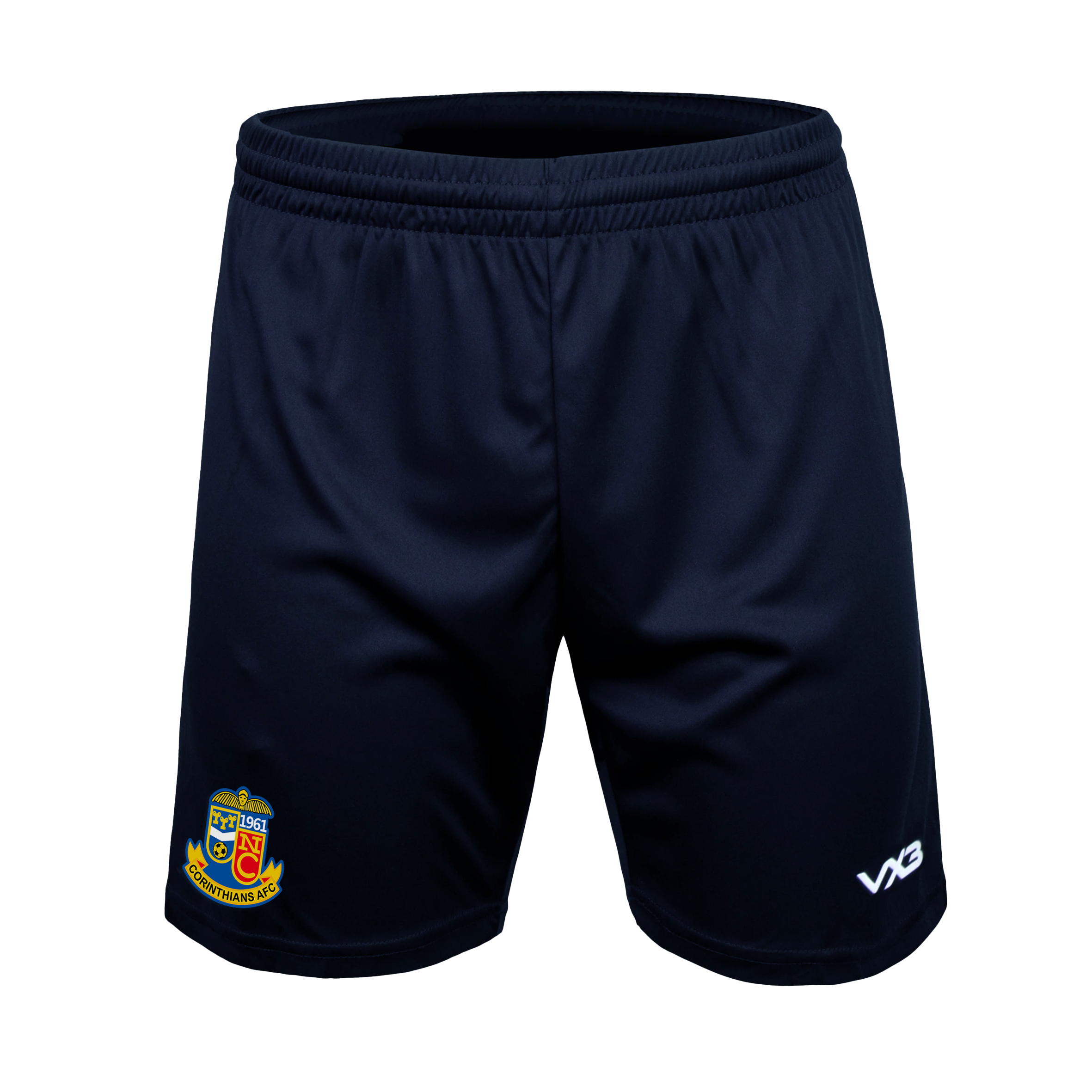 Newport Corinthians FC Tiro Youth Football Shorts Navy