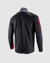 Newport County AFC 24/25 Half Zip Top-Black/Pink