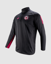 Newport County AFC 24/25 Half Zip Top-Black/Pink