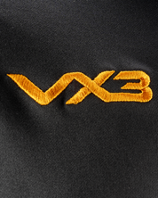 Newport County AFC 24/25 Half Zip Top-Black/White/Amber