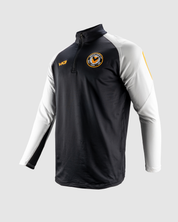 Newport County AFC 24/25 Half Zip Top-Black/White/Amber