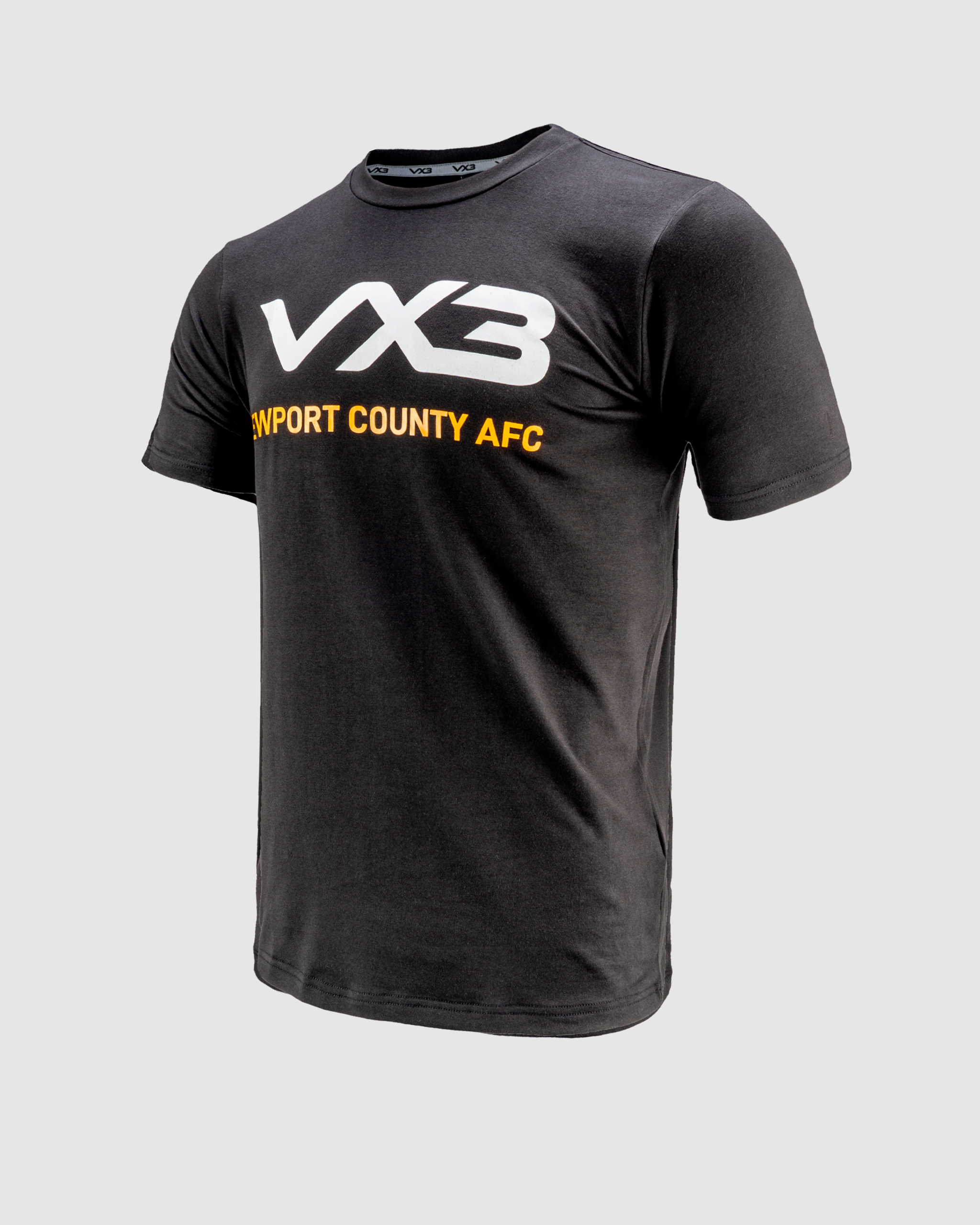 Newport County AFC 24/25 Invicta Tee- Black/Amber