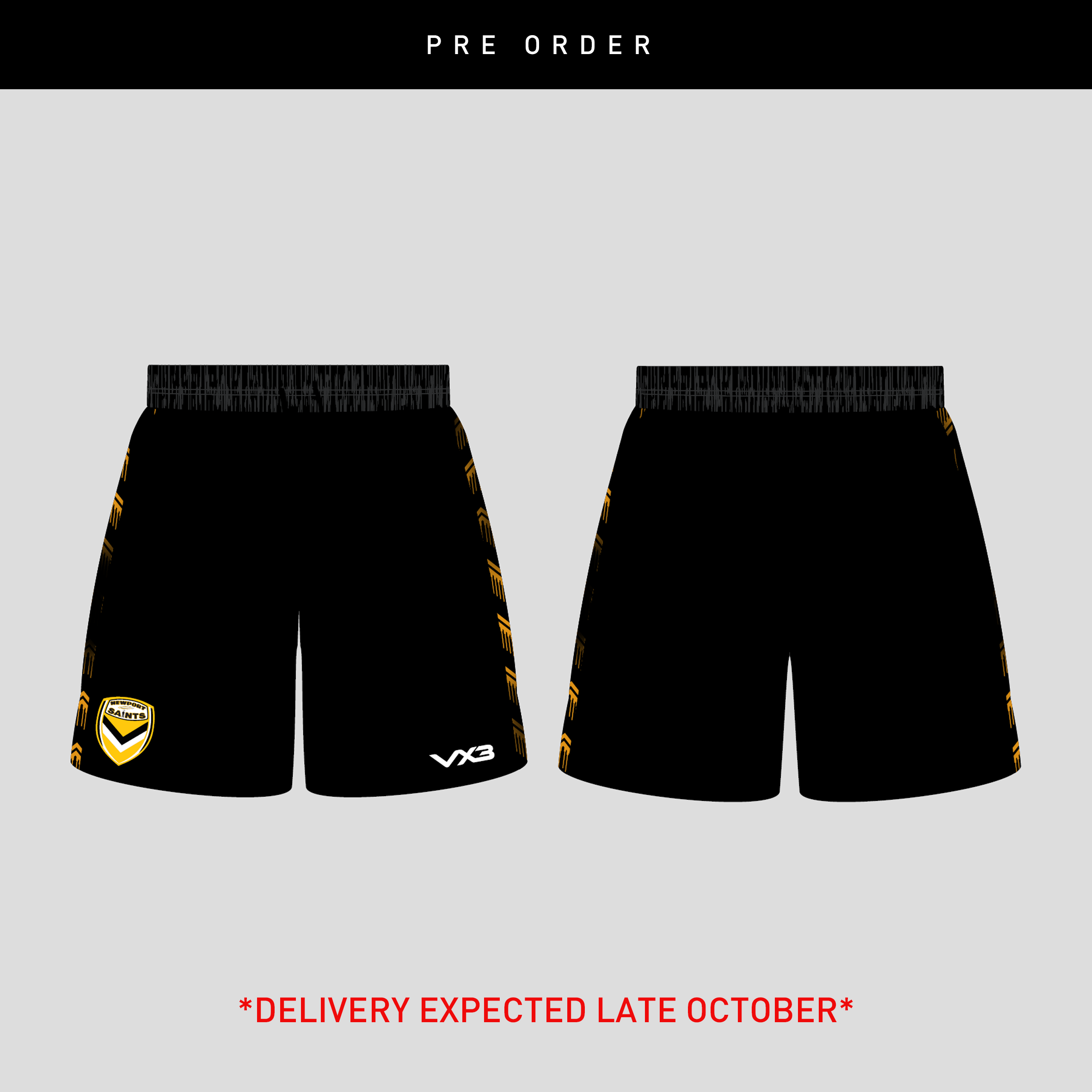 Newport Saints FC 26/27 Youth Home Playing Shorts