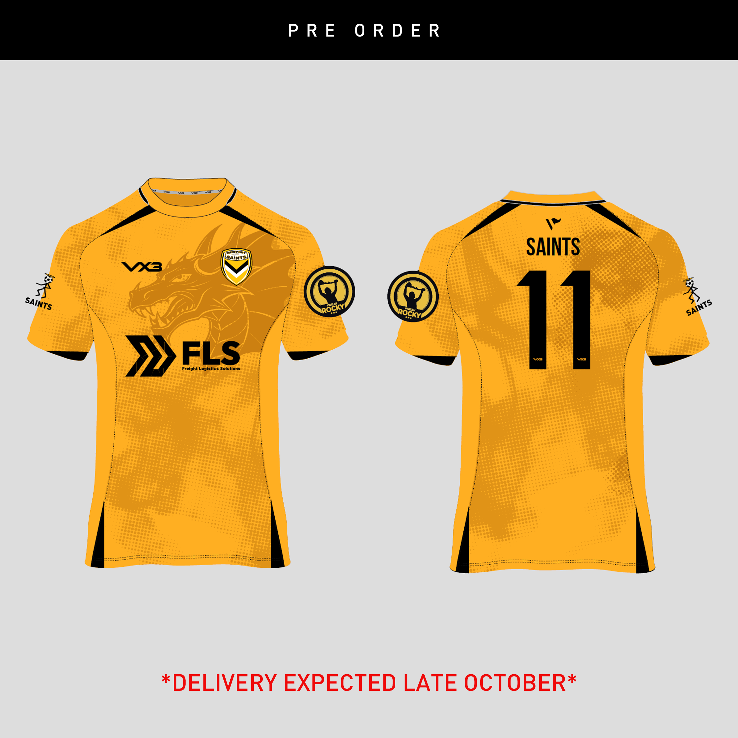 Newport Saints FC 26/27 Seniors Home Replica Jersey