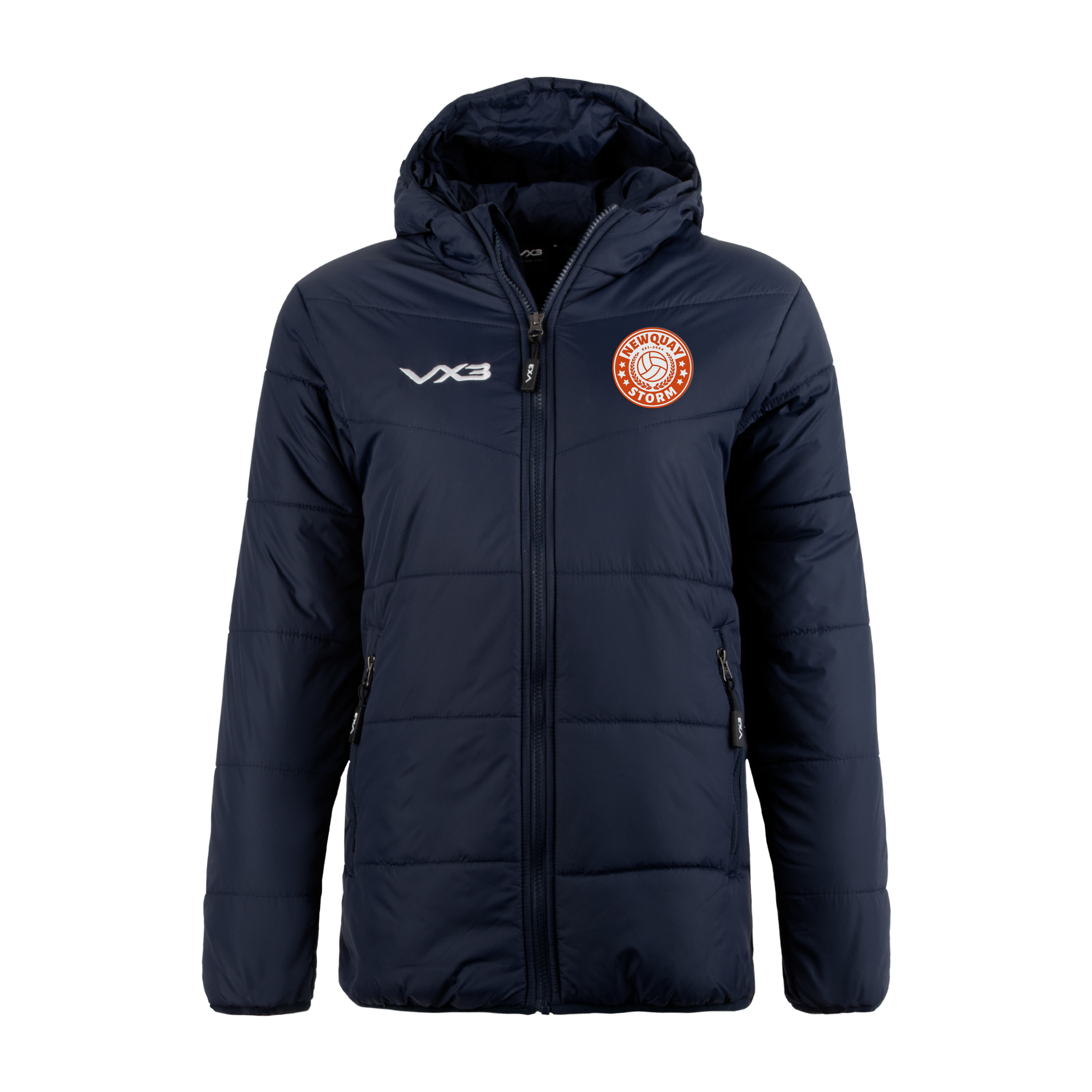 Newquay Storm Netball Lorica Quilted Jacket Ladies