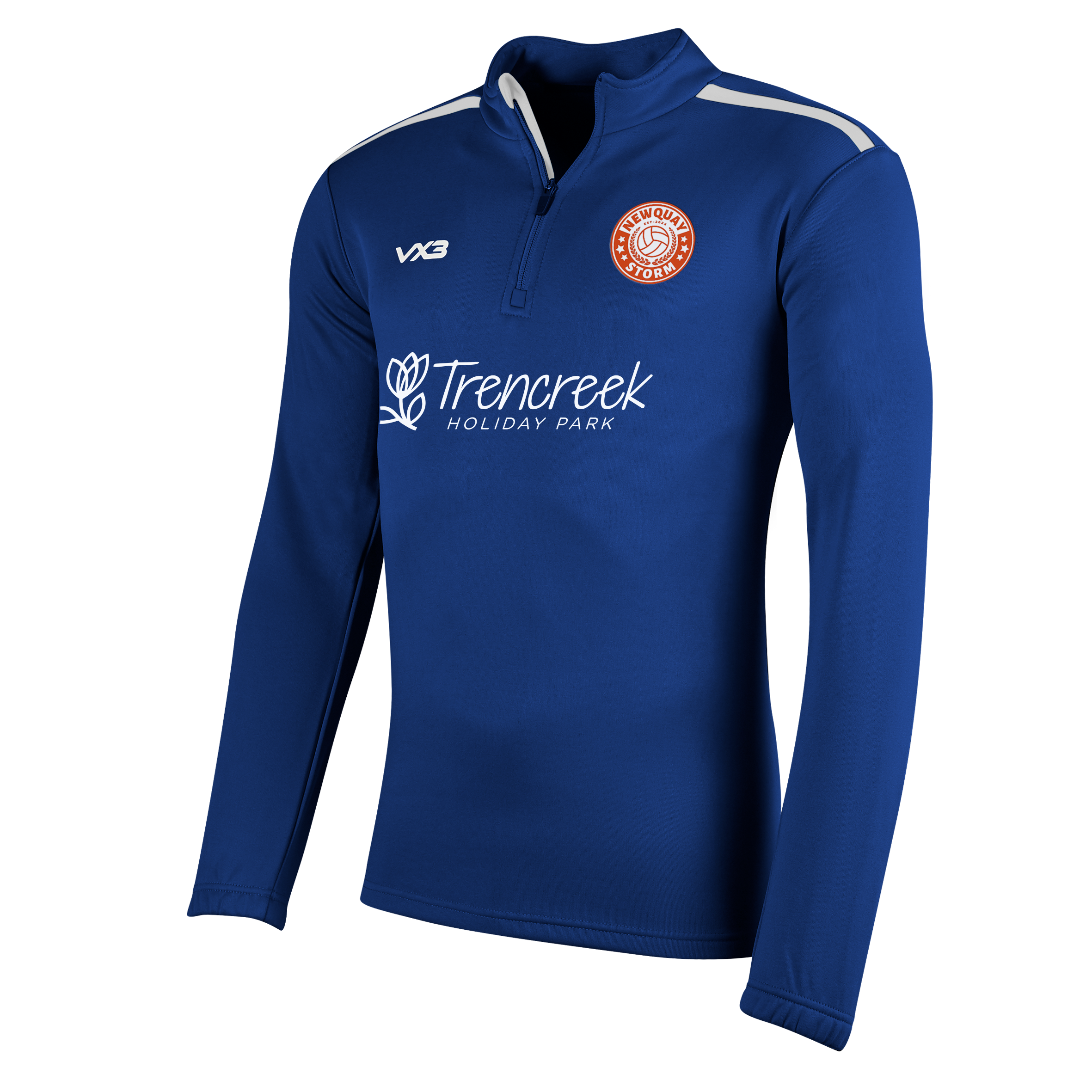 Newquay Storm Netball Fortis Quarter Zip Sweat