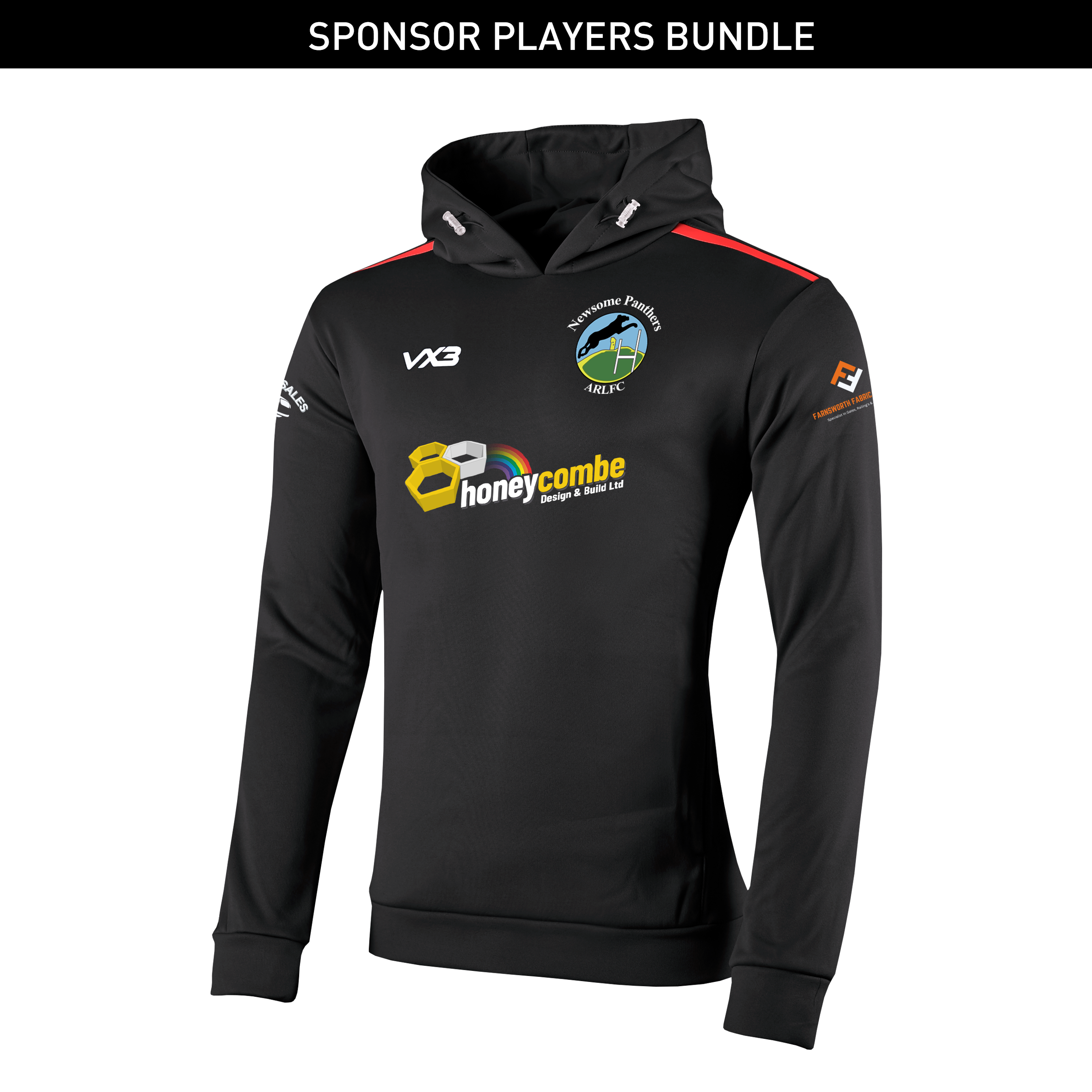 Newsome Panthers Sponsor Player Bundle Fortis Hoodie