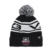Nicky Church Goalkeeping Waffle Knit Bobble Hat - Black/White