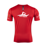 Nofio Gwynedd Performance Red Fortis Tee