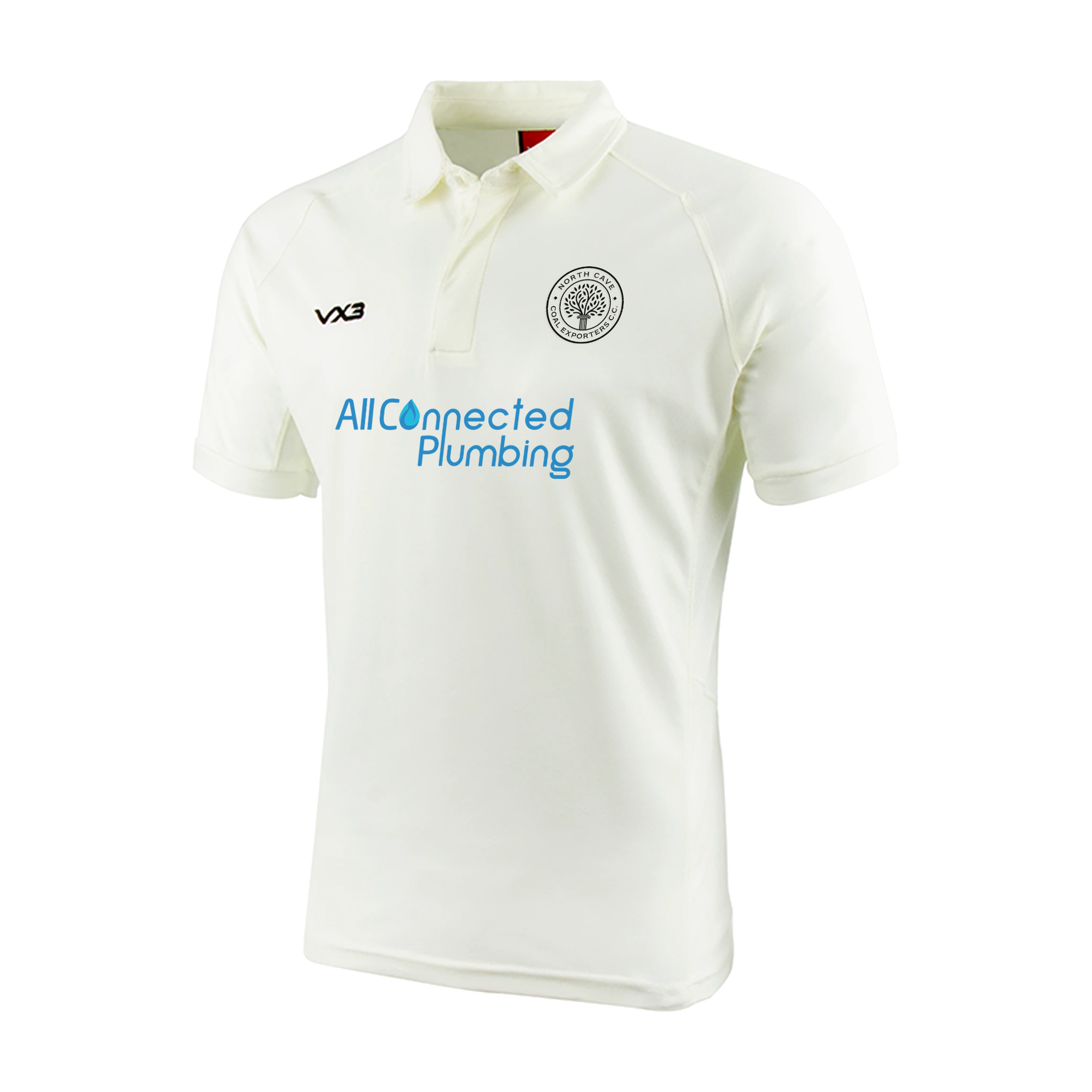 North Cave Coal Exporters Cricket Club Youth Short Sleeve Shirt