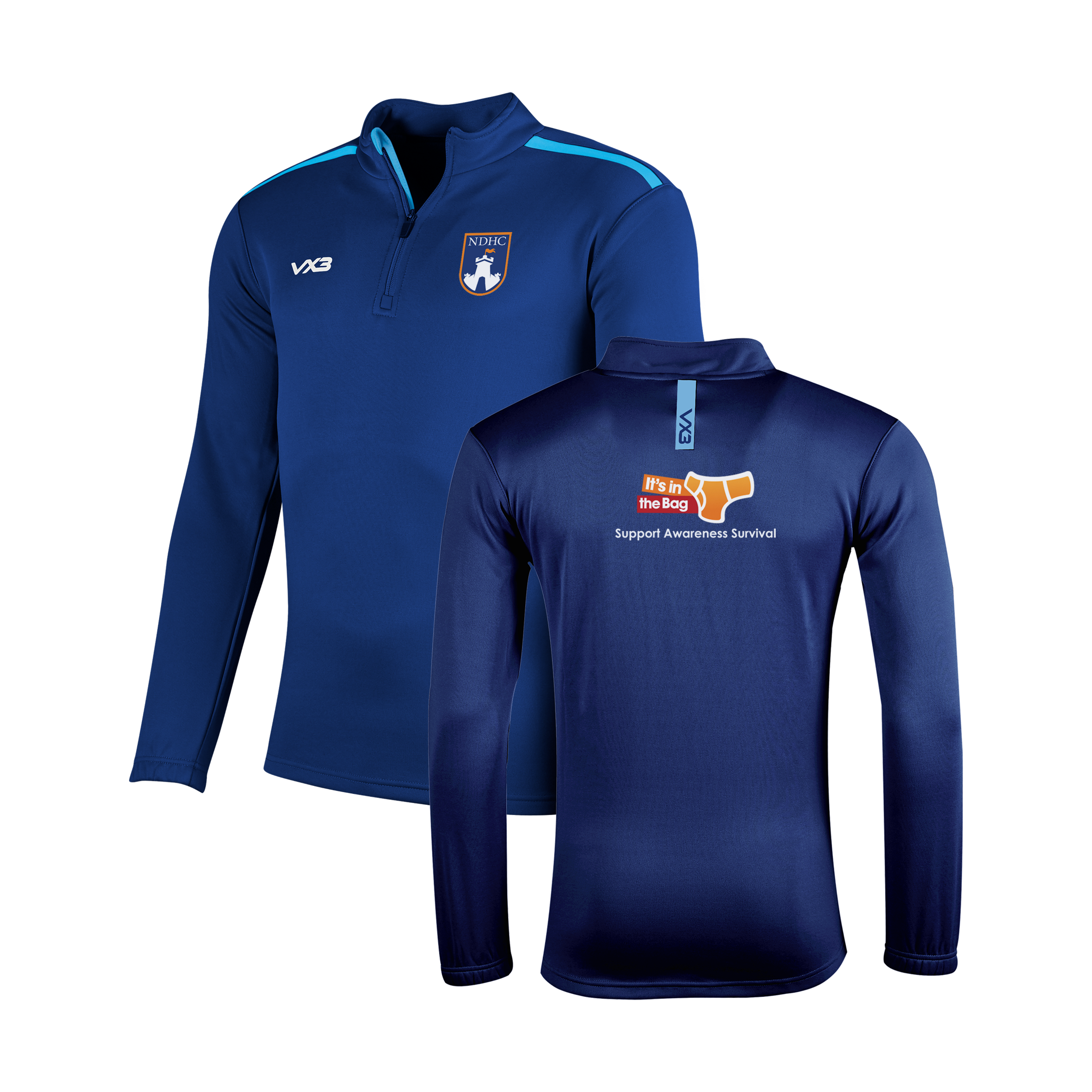 North Devon Hockey Club It's in the Bag Fortis Youth Quarter Zip Sweat