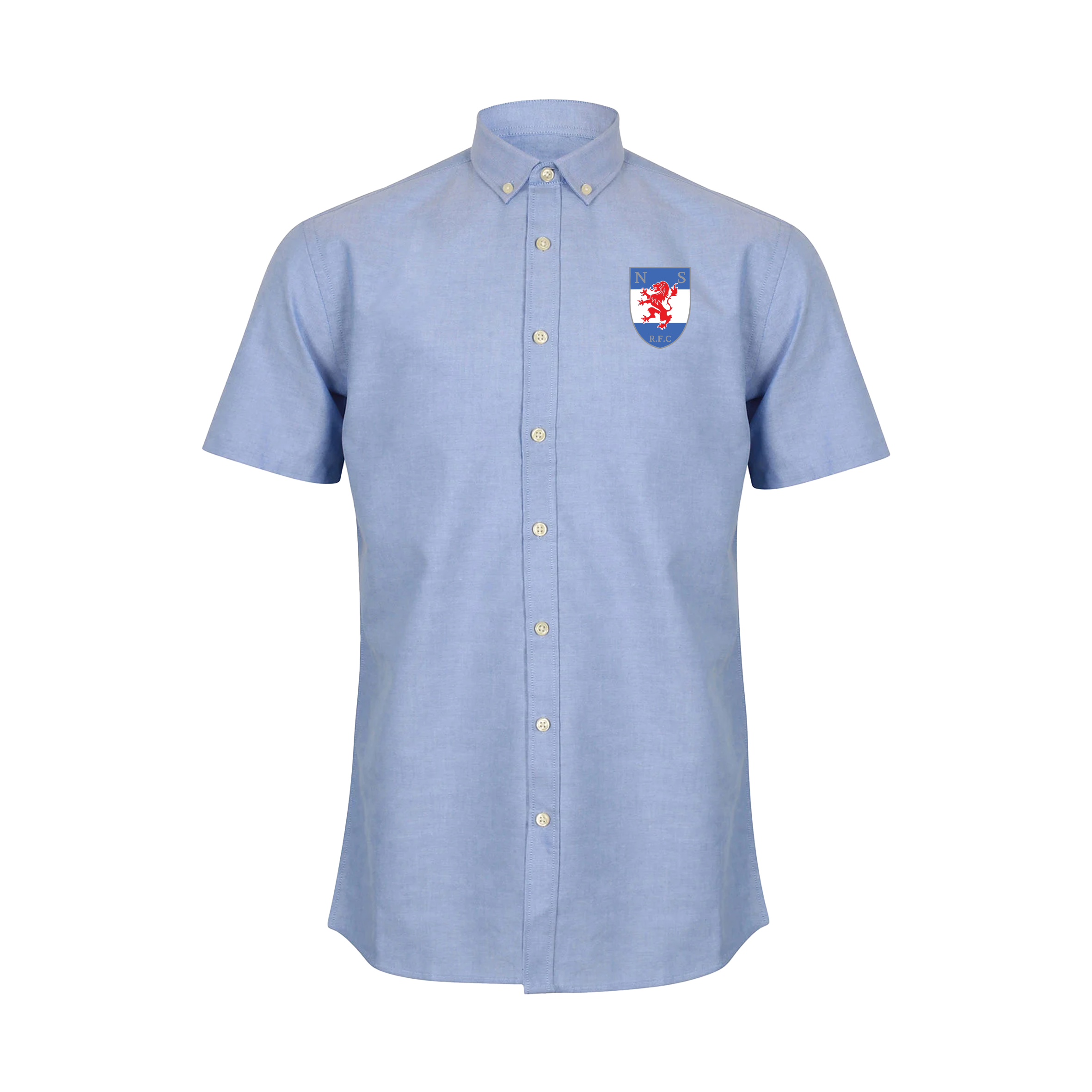 North Shields Rugby Club Henbury Blue Shirt S/S