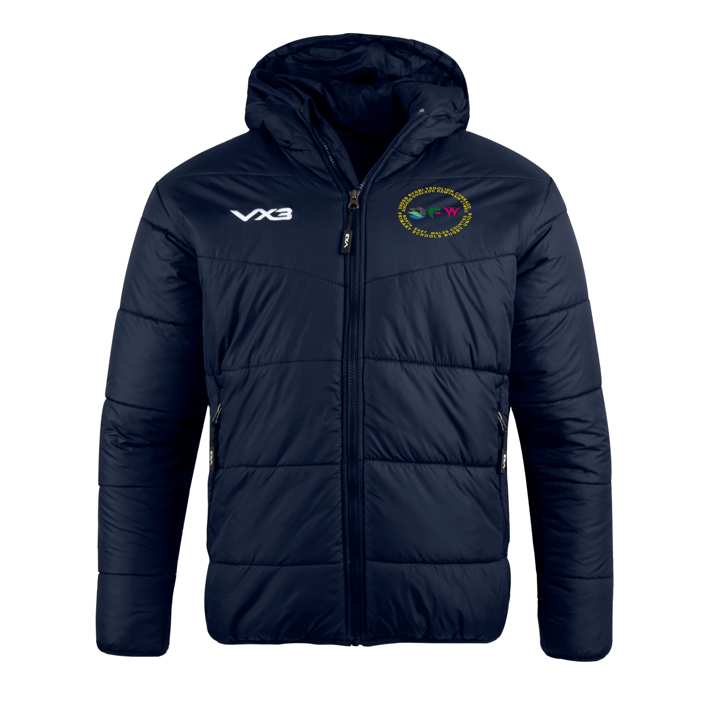 North East Wales Schools Rugby Lorica Quilted Jacket