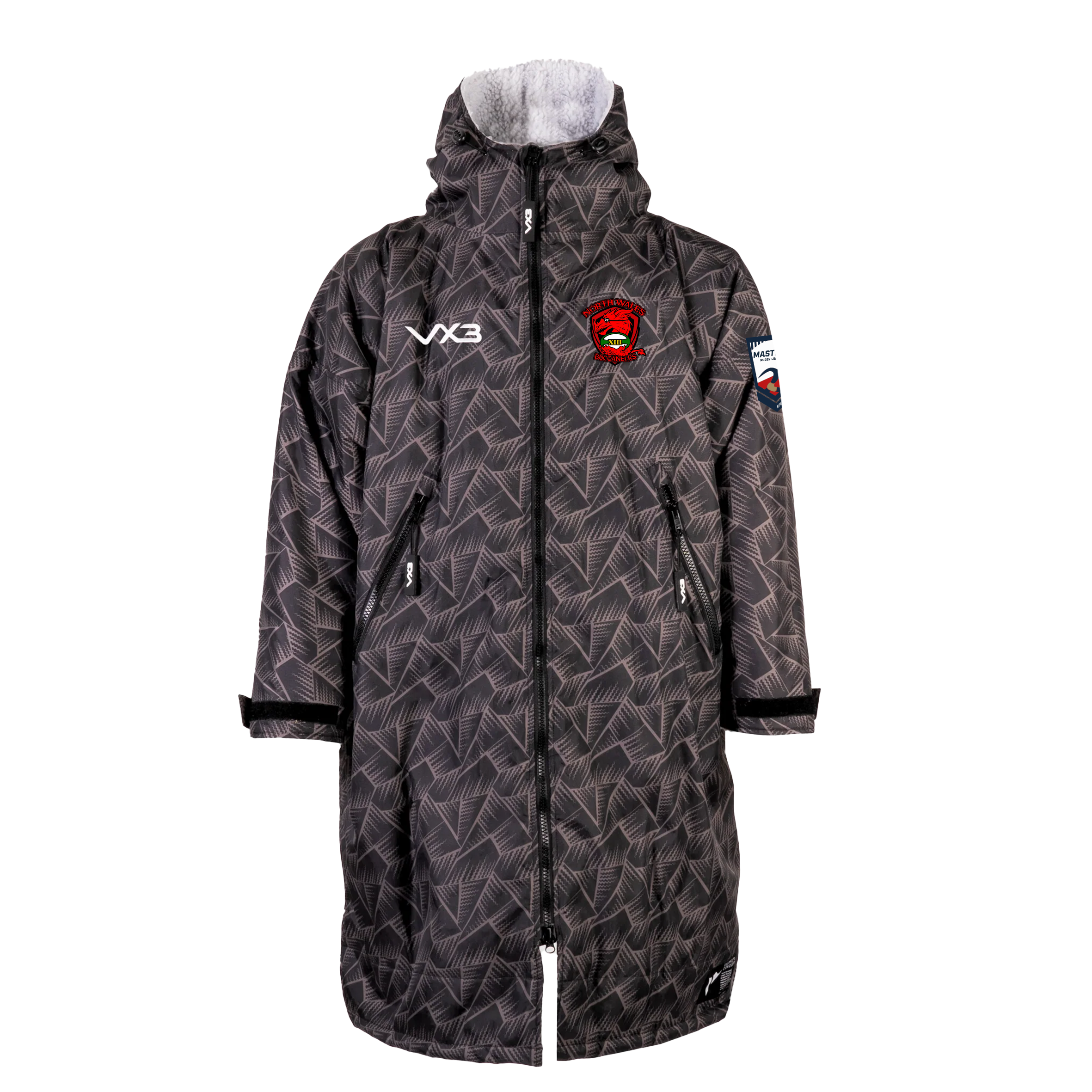 North Wales Buccaneers Duro Elite Sports Robe Storm/Grey Kids