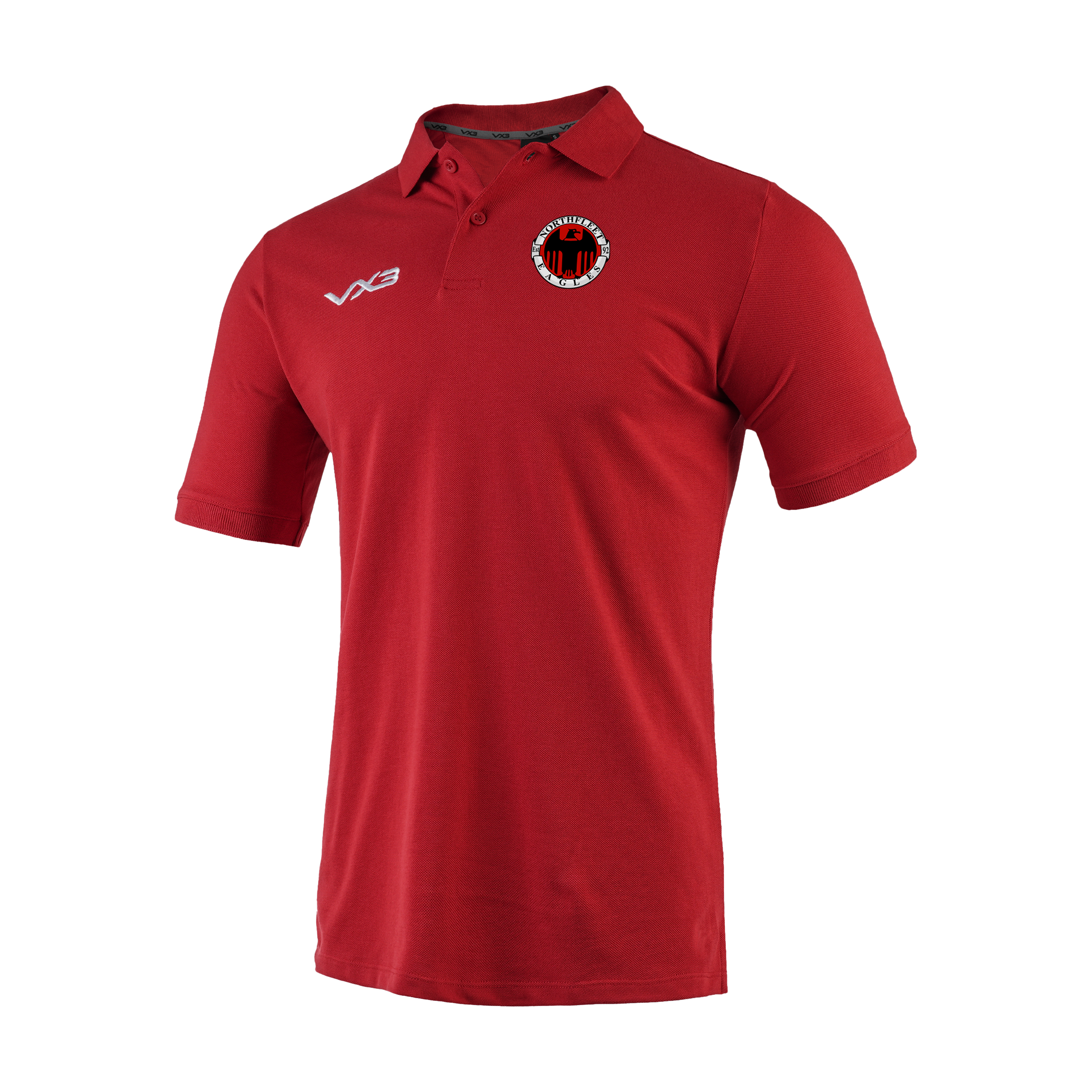 Northfleet Eagles FC Primus Polo Shirt Red