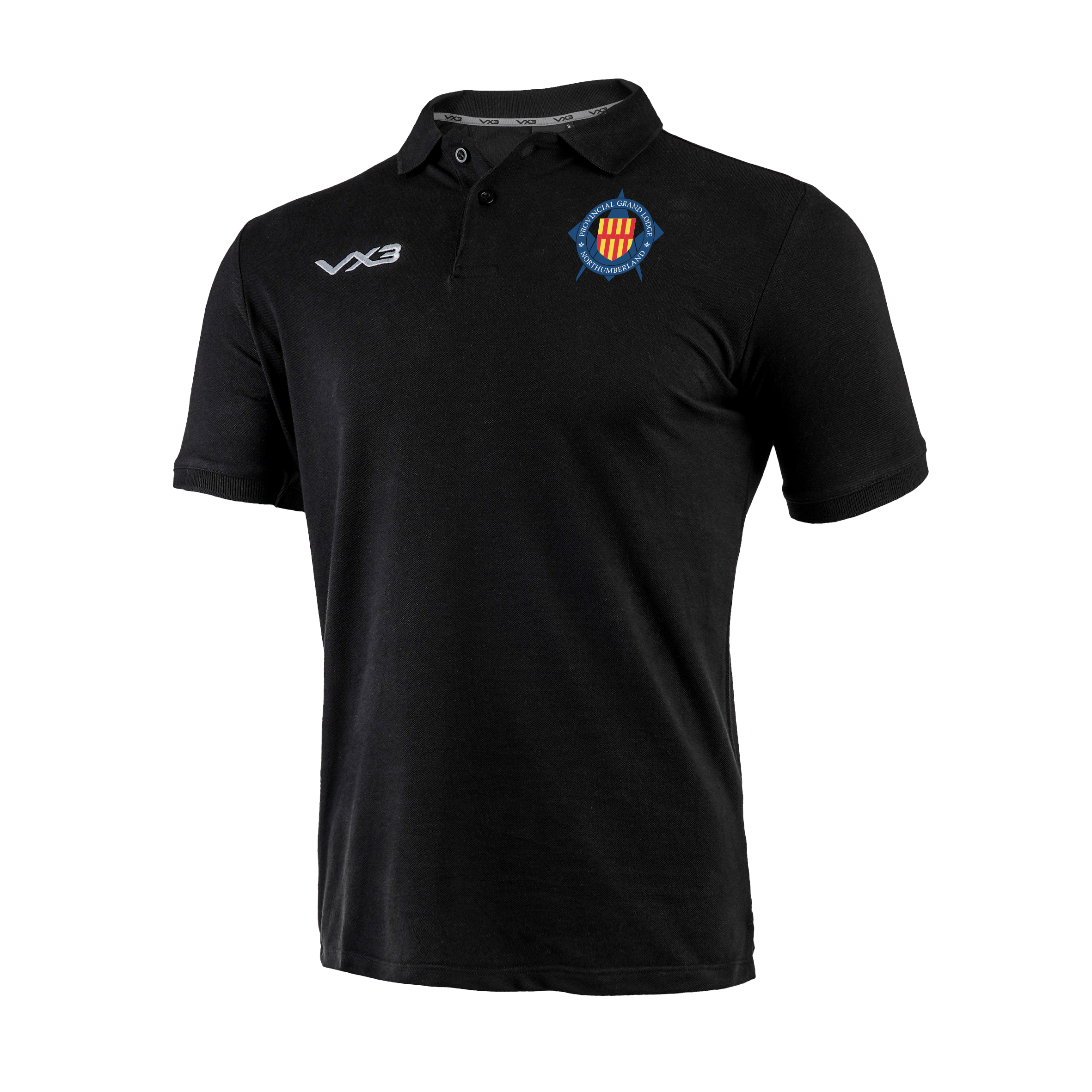 Northumberland Freemasons Primus Polo Shirt Black