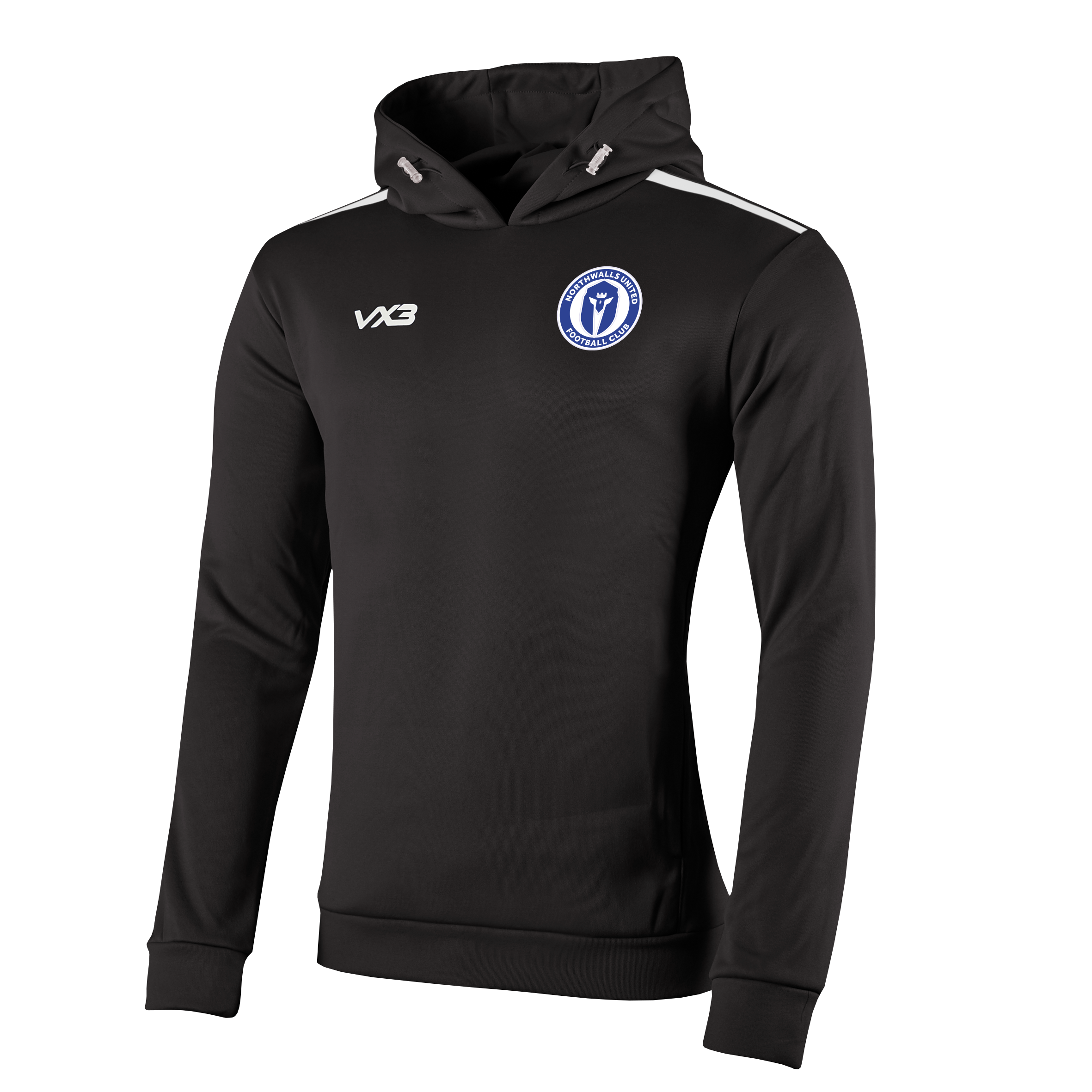 Northwalls United FC Fortis Hoodie Black/White