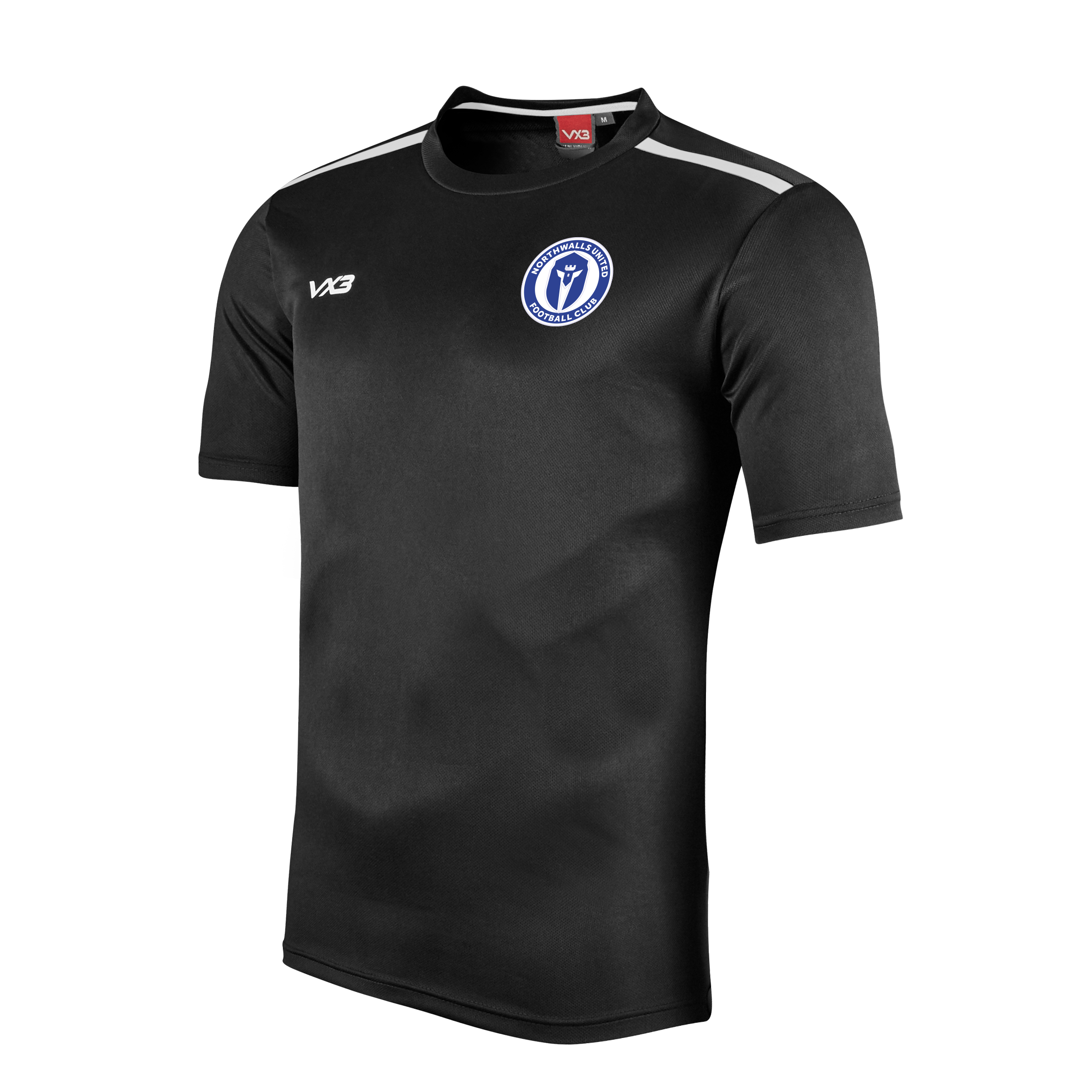 Northwalls United FC Fortis Tee Black/White