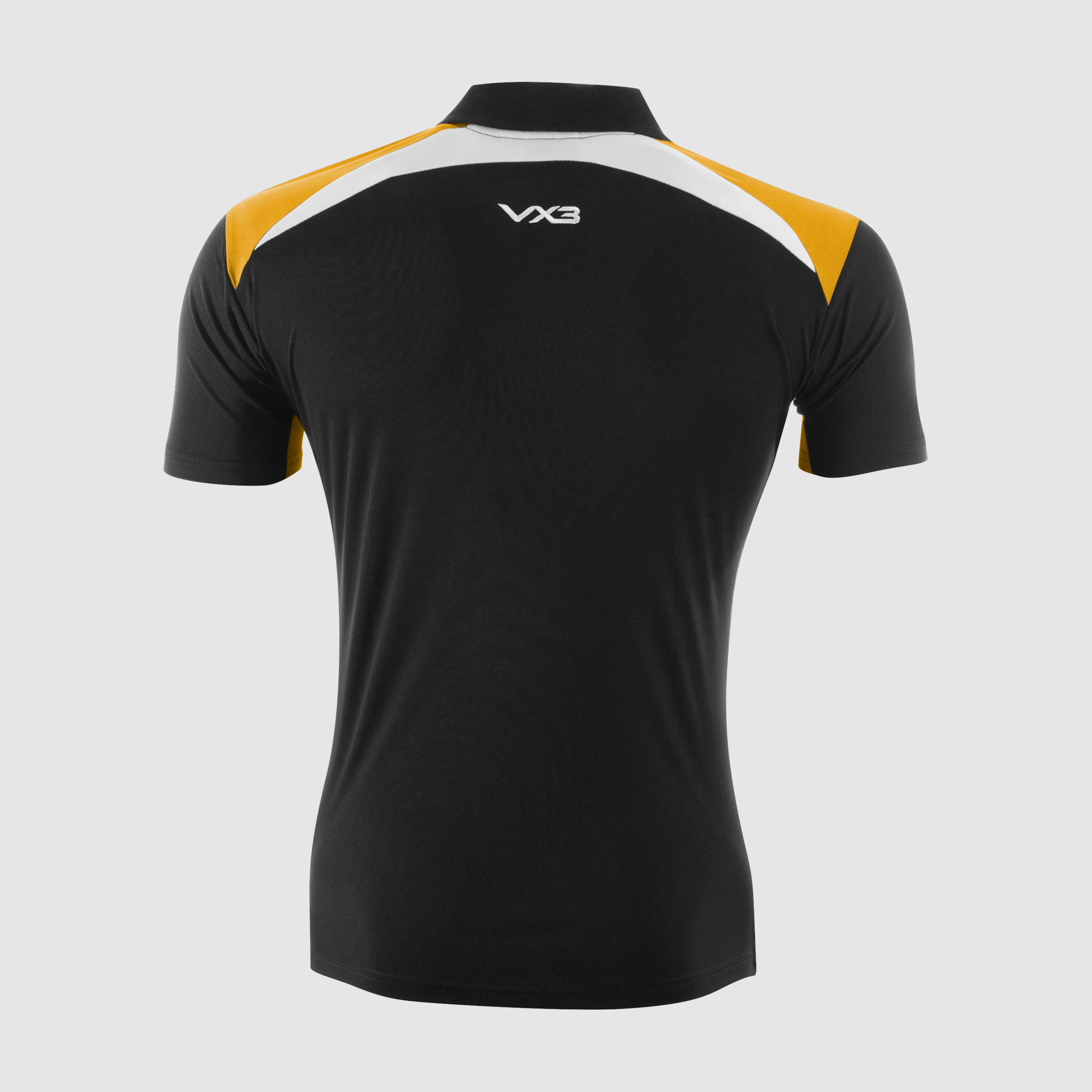 Novus Youth Polo Black/Amber/White