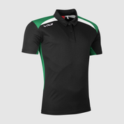 Novus Youth Polo Black/Emerald/White