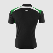 Novus Youth Polo Black/Emerald/White