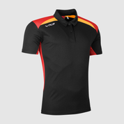 Novus Youth Polo Black/Red/Amber