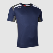 Novus Youth Tee Navy/Dark-Grey/White