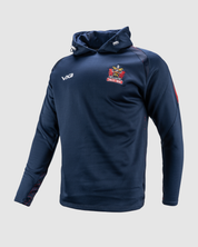 Oldham RLFC 2025 Quadrigo Training Hoodie Navy/Red