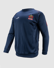 Oldham RLFC 2025 Quadrigo Training Sweatshirt Navy/Red Youth