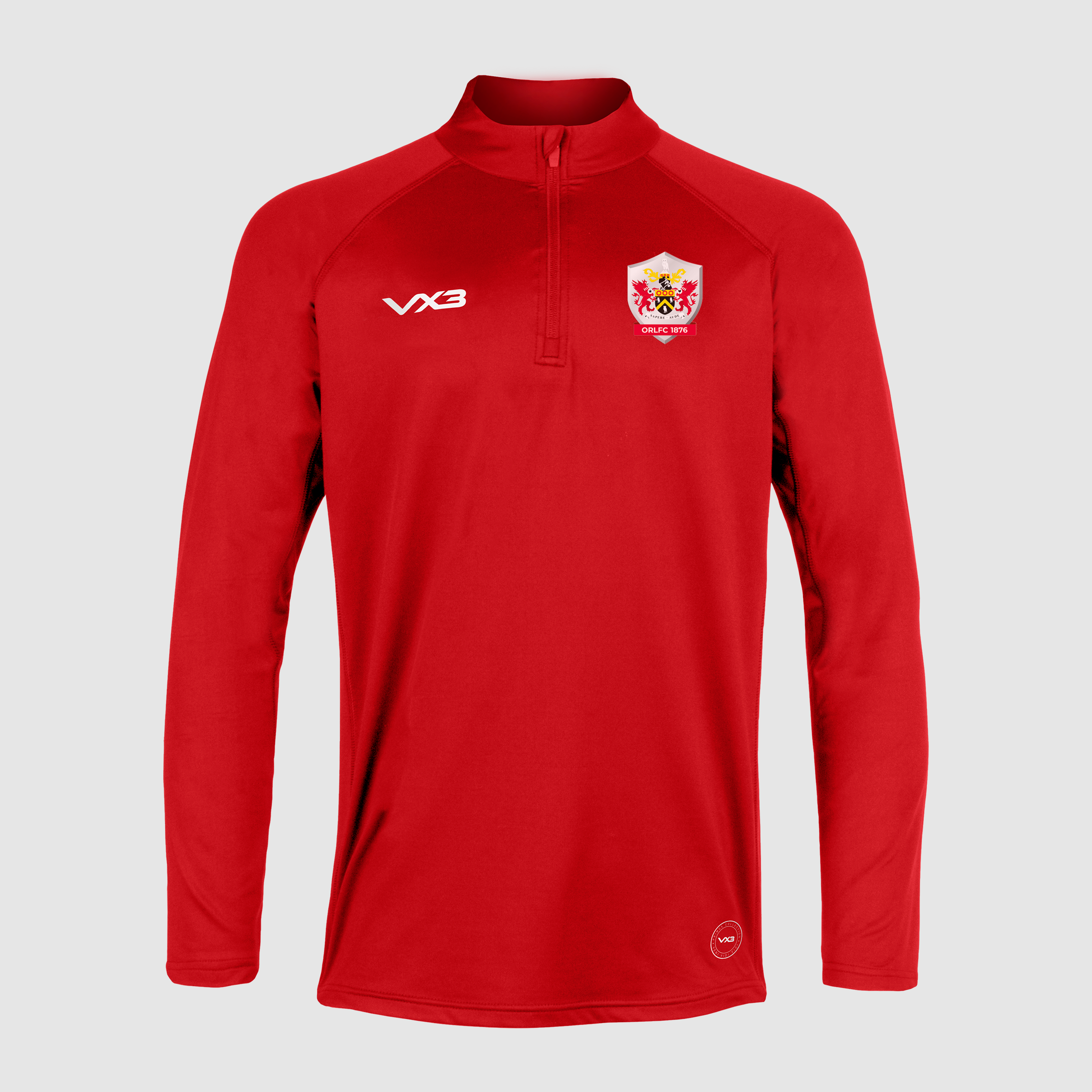 Oldham Rugby League Red Primus Youth Quarter Zip