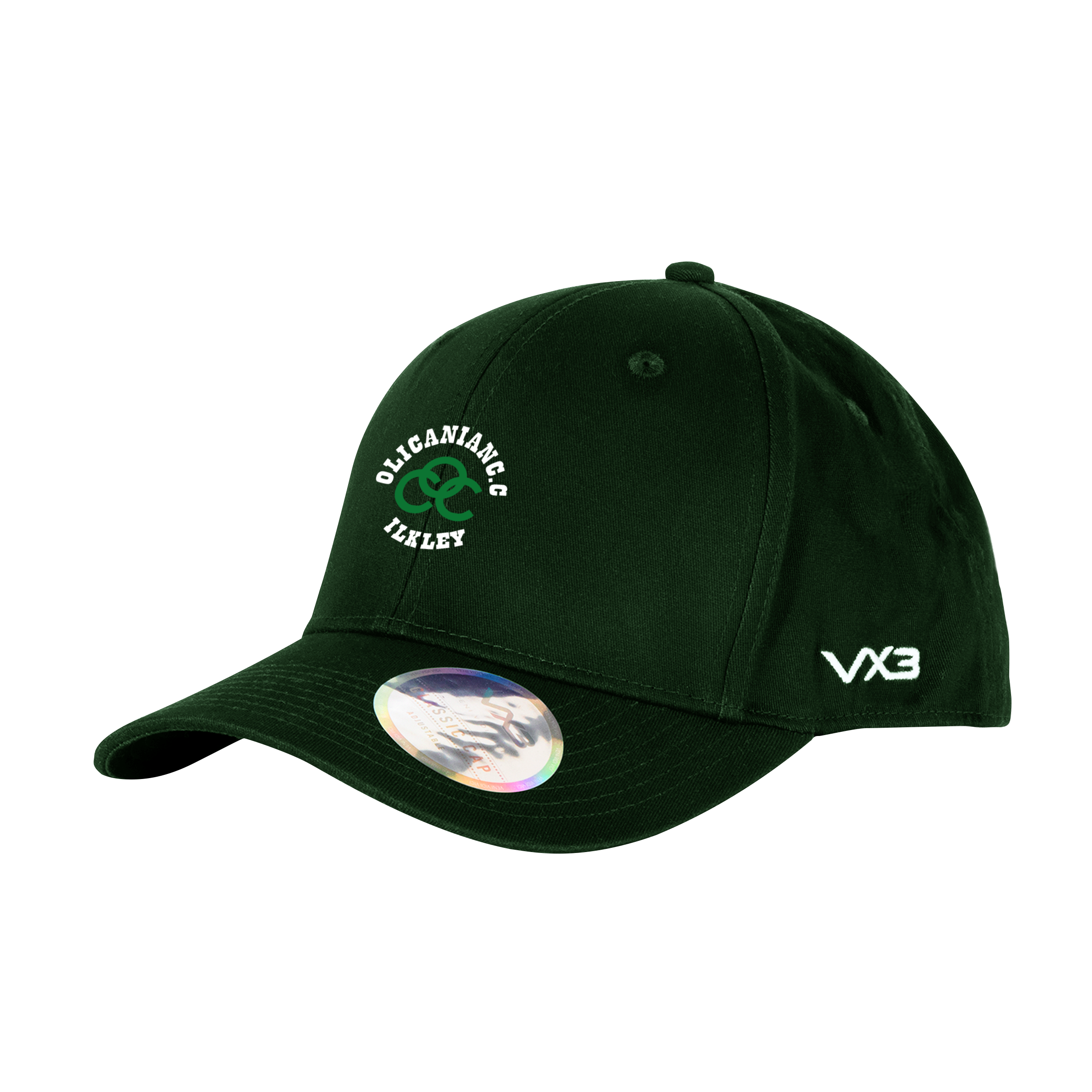 Olicanian Cricket Club Classic Cap Bottle Green