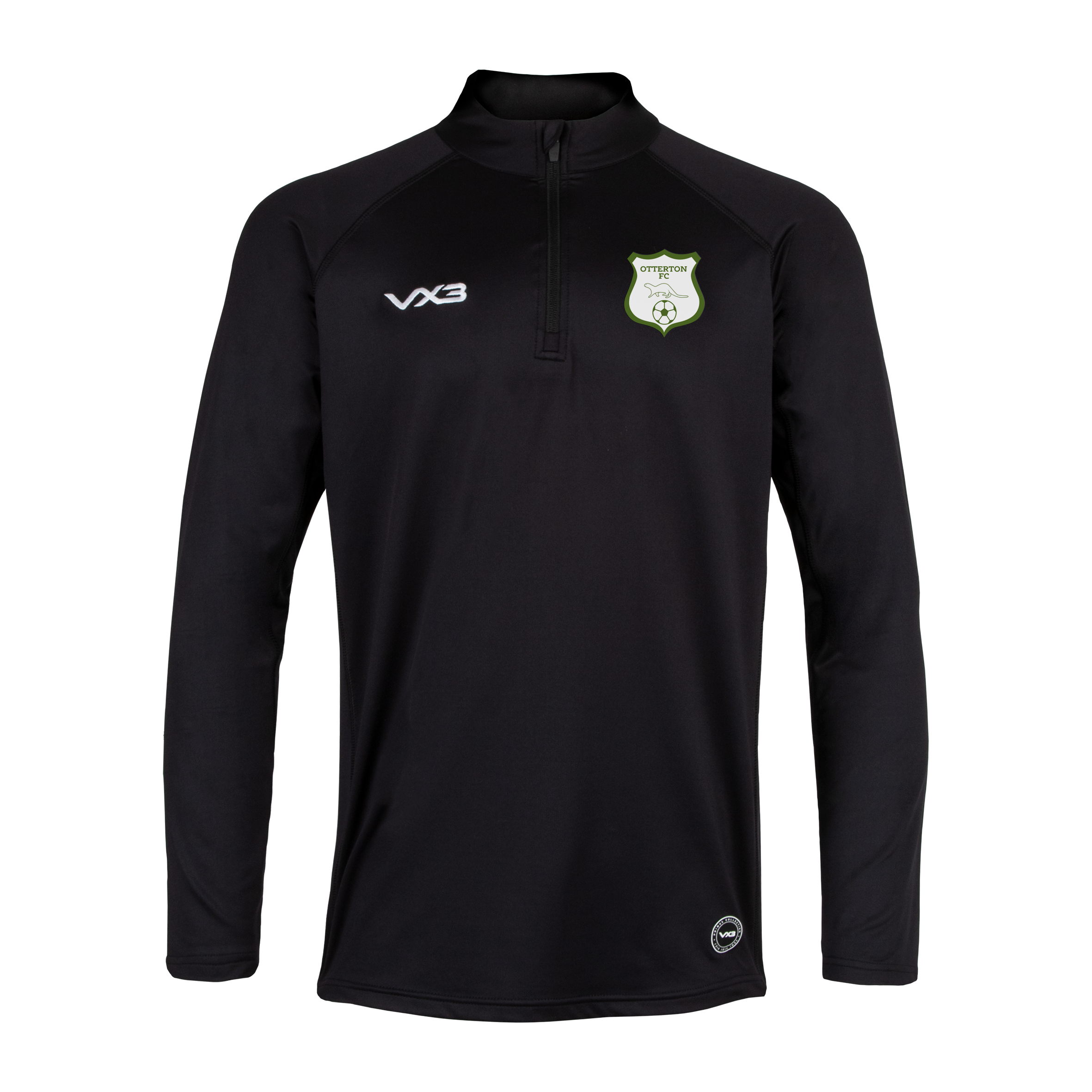 Otterton FC Black Primus Youth Quarter Zip