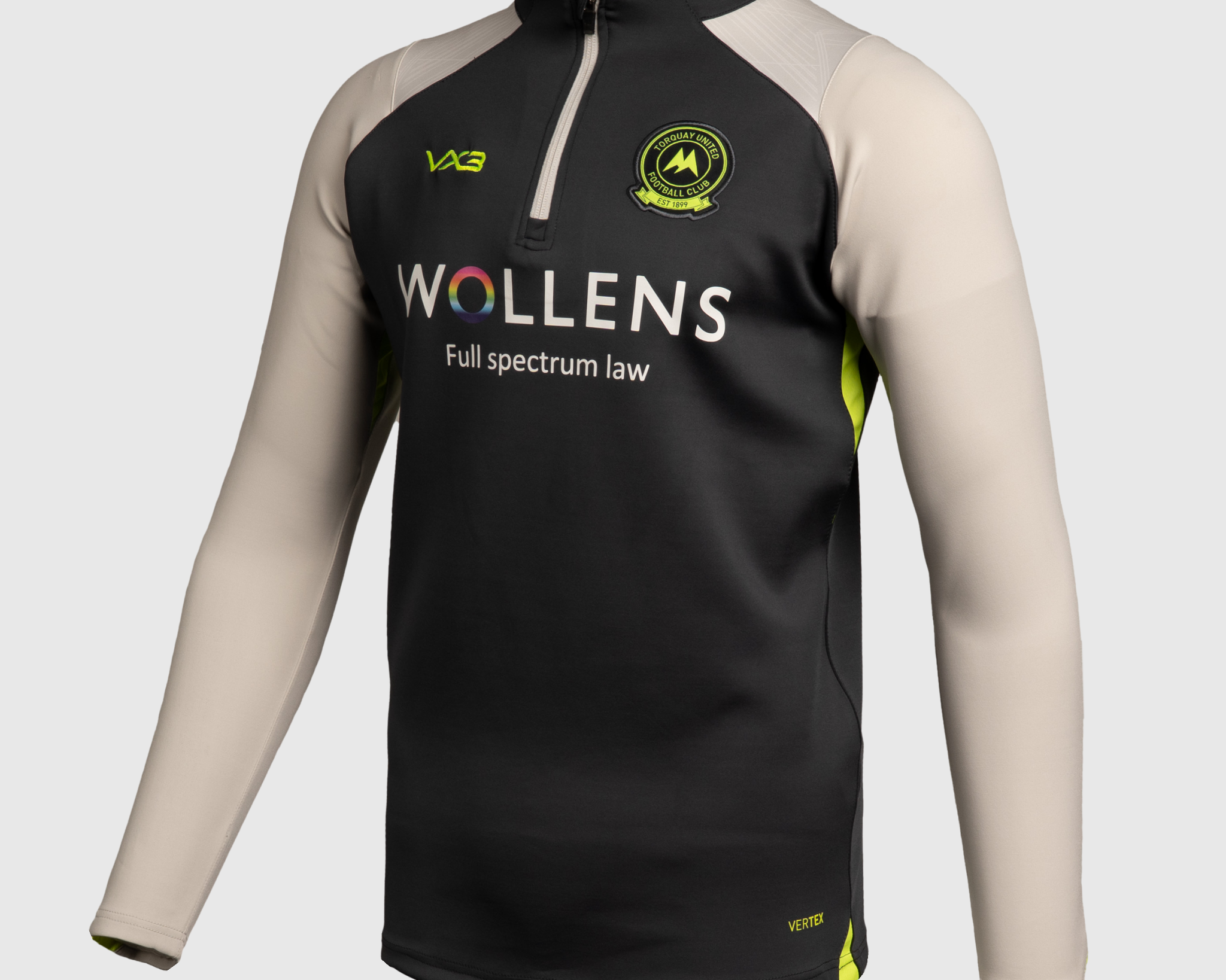 P-74752-TORQUAY-UNITED-FC-25-26-VERTEX-HALF-ZIP-TOP-CHARCOAL-LIGHT-GREY-FLOURO-YELLOW.png