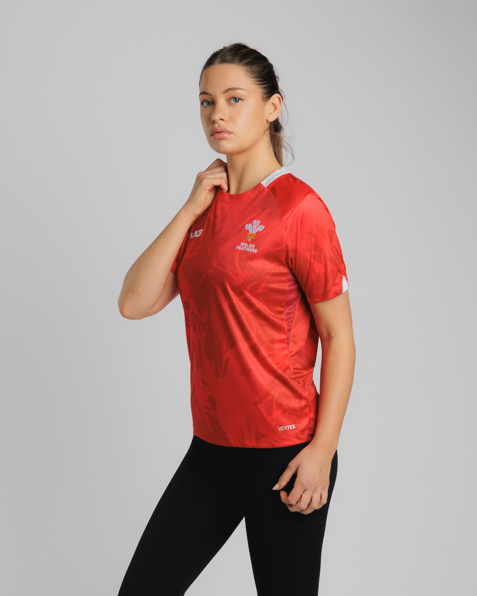 Wales Netball 2026 Vertex Training Tee WOMENS