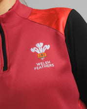 Wales Netball 2026 Vertex Half Zip Top WOMENS