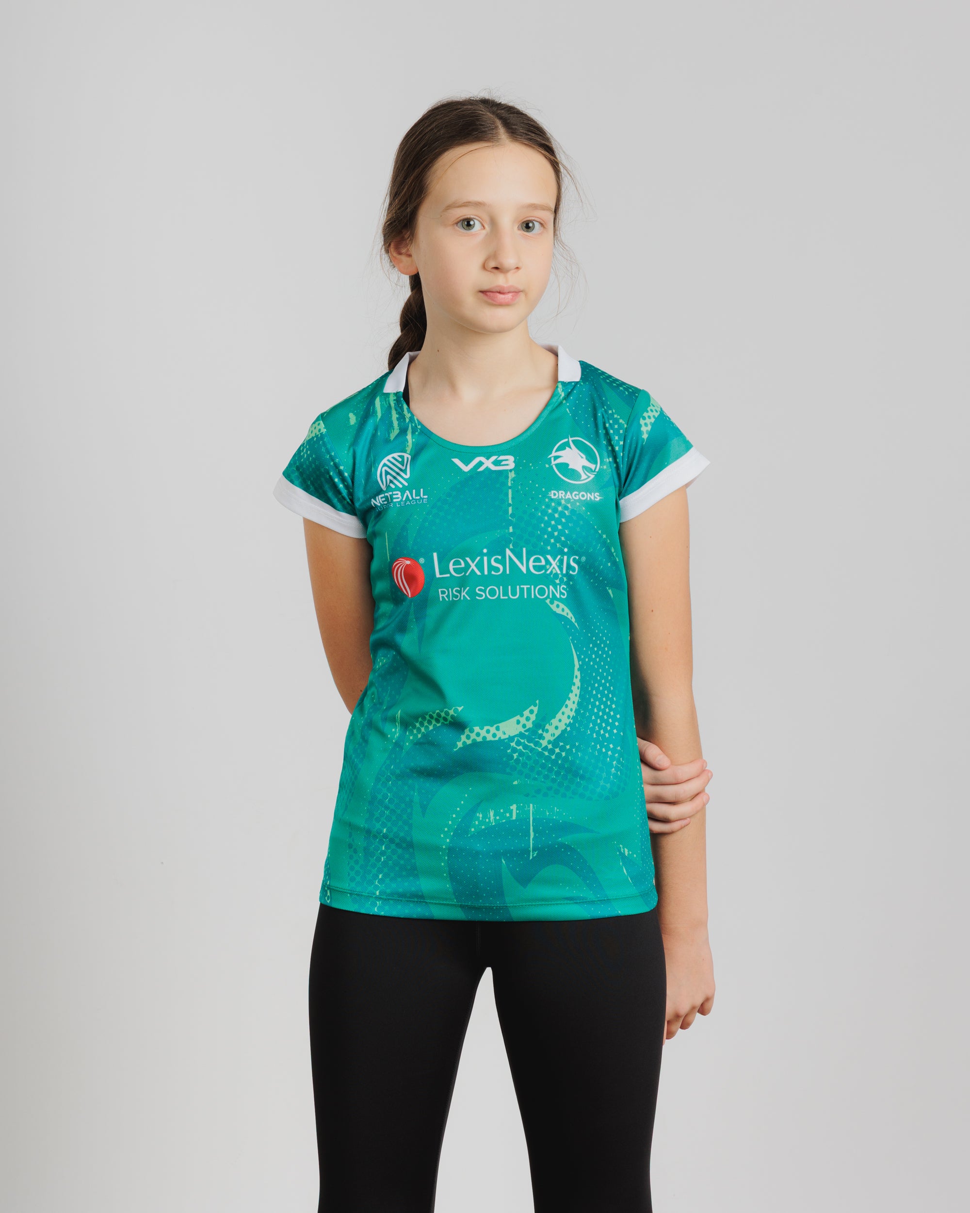 Dragons Netball 2026 Home T-Shirt Youth
