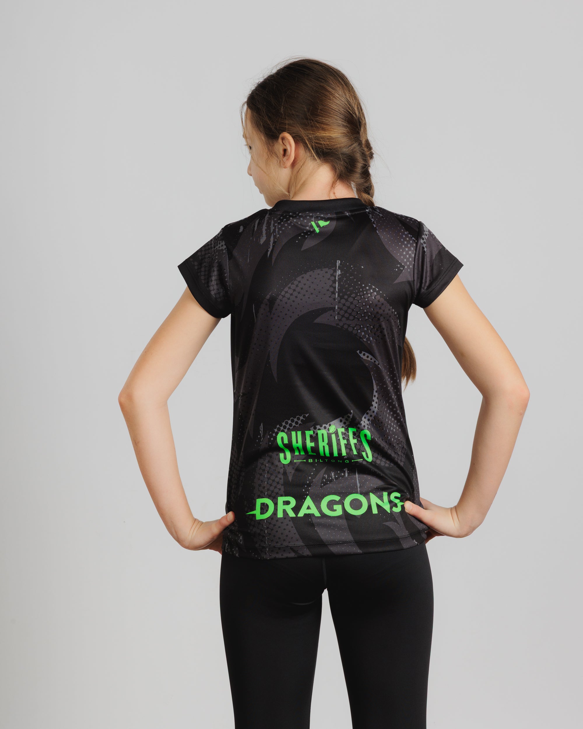 Dragons Netball 2026 Away T-Shirt Youth