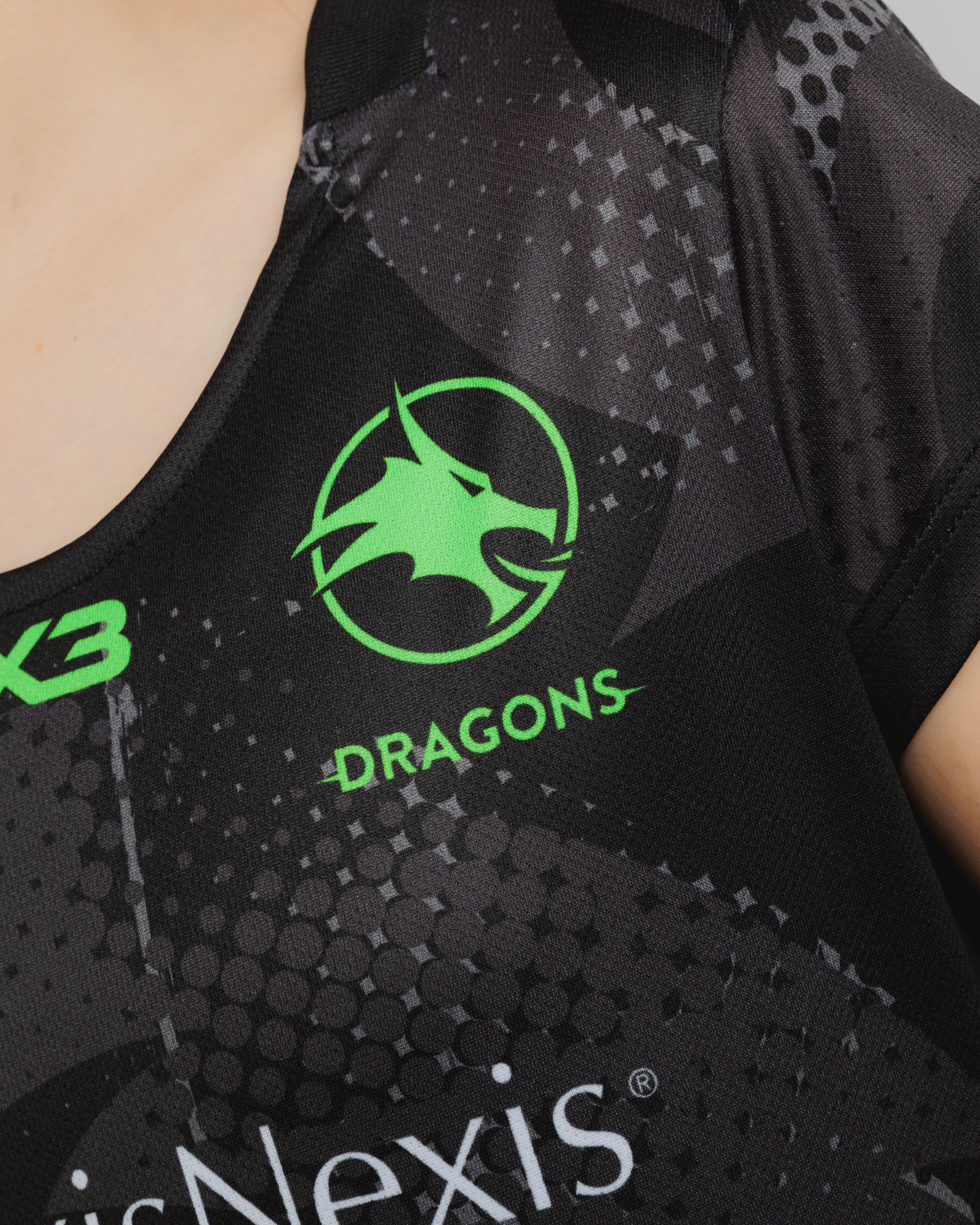 Dragons Netball 2026 Away T-Shirt Youth