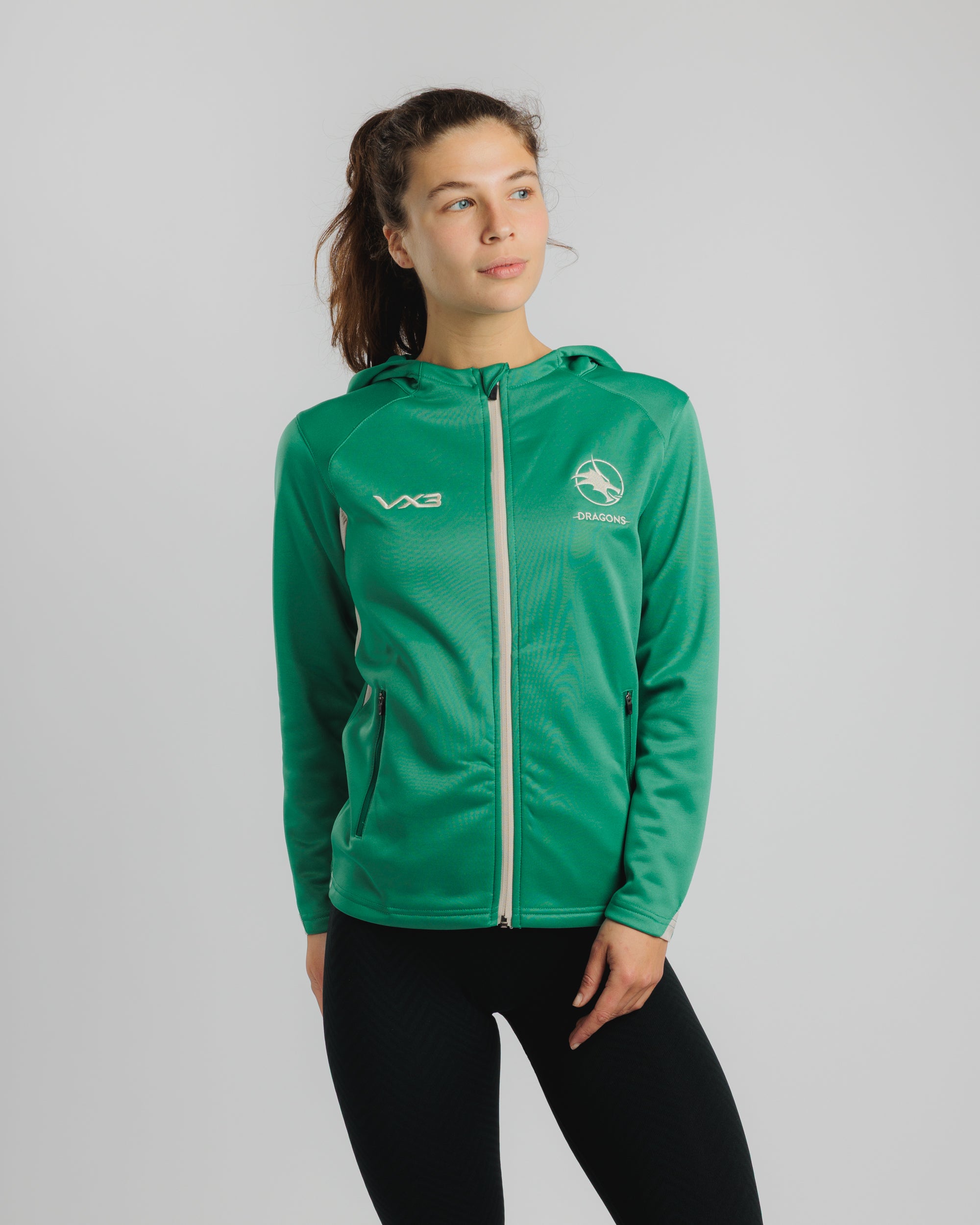 Dragons Netball 2026 Vertex Zip Up Hoodie WOMENS